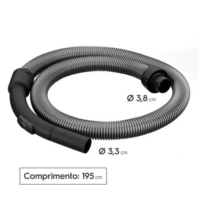 Mangueira completa EASY Original Electrolux para Aspirador de pó (HAVC03) Não se aplica