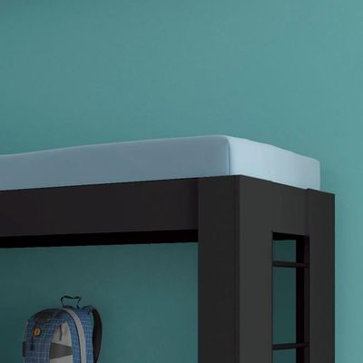 Beliche Cama Aux C/ 3 Colchões Ditália Treliche Cm-15 Preto