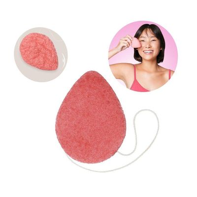 Esponja Facial Konjac Limpeza E Esfoliação Leve Ricca 1un