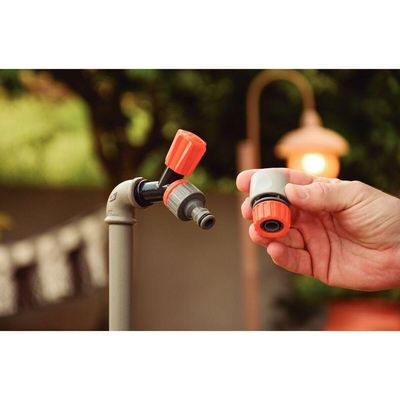 Kit 2 Engate Rapido Tramontina Plastico Mangueiras 1/2"