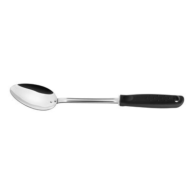 Colher Para Servir Tramontina Utilita Em Aço Inox Com Cabo De Polipropileno Preto