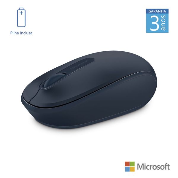 Mouse Sem Fio Mobile Usb Azul Escuro Microsoft - U7Z00018 U7Z00018
