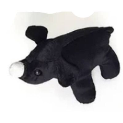 Bichos Grávidos  Poodle Preto com Filhote Antialérgico Bichos de Pano