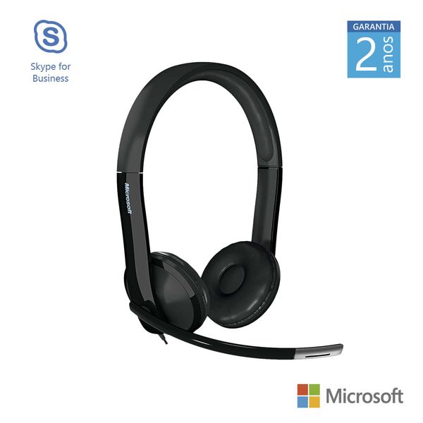 Microsoft Fone com Microfone LX-6000 USB CAIXA PARDA - 7XF00001 7XF00001