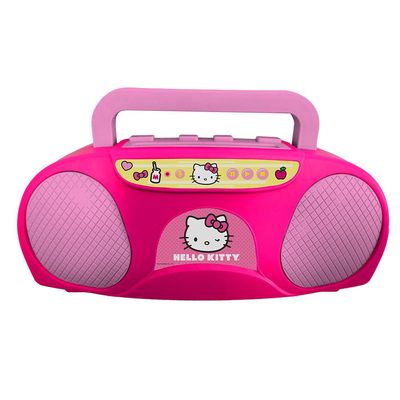 Kit Hello Kitty - Laptop Infantil Bilíngue + Boombox Karaoke