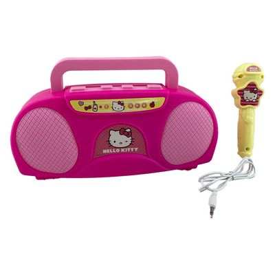 Kit Hello Kitty - Laptop Infantil Bilíngue + Boombox Karaoke