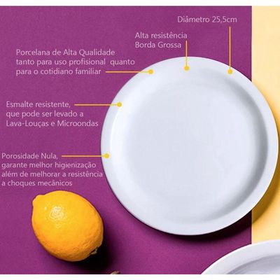 Aparelho Jogo De Jantar Cha Porcelana 30 Peças Iguaçu Germer