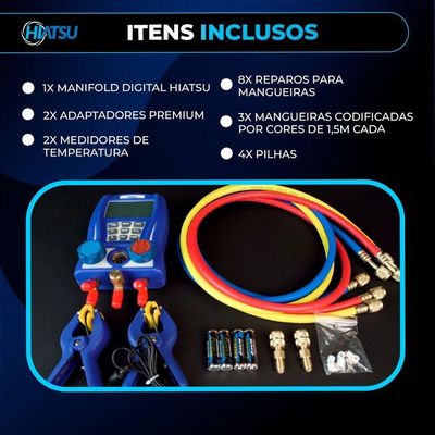 Manifold Digital Profissional 2 Vias Hiatsu Wk-6889-l