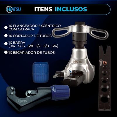 Flangeador Excêntrico Rct-n806a-l+ Manifold Digital Wk-6889-l Hiatsu 1 Unidade