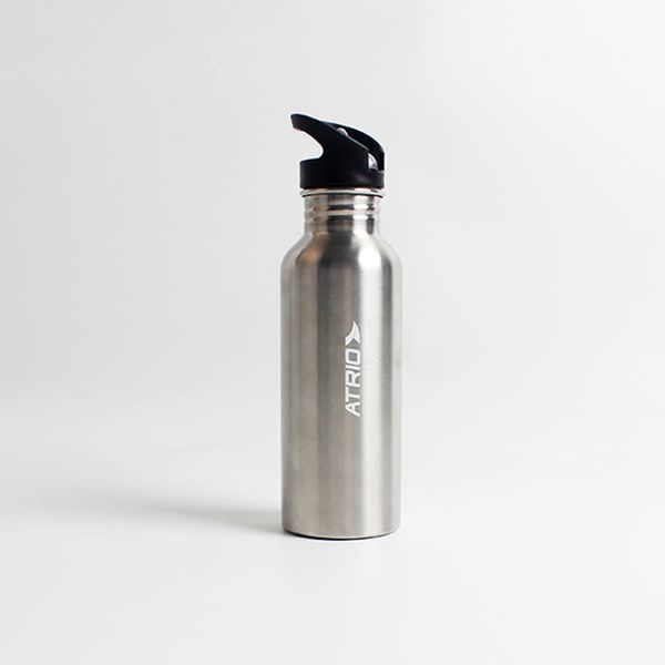 Garrafa Sport de Alumínio Prata 600ml Atrio - ES314 ES314