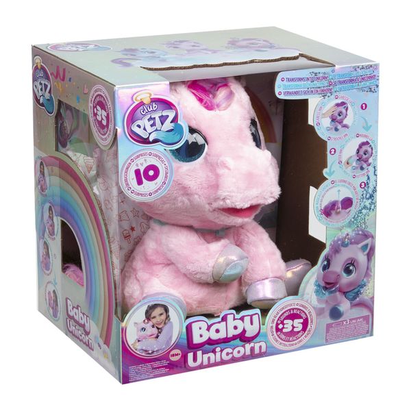 Pelúcia My Baby Unicorn Rosa Multikids - BR1705 BR1705