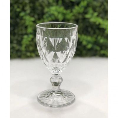 Jogo De 24 Taças Para Agua Clear Vitral Verre - Mimo Style