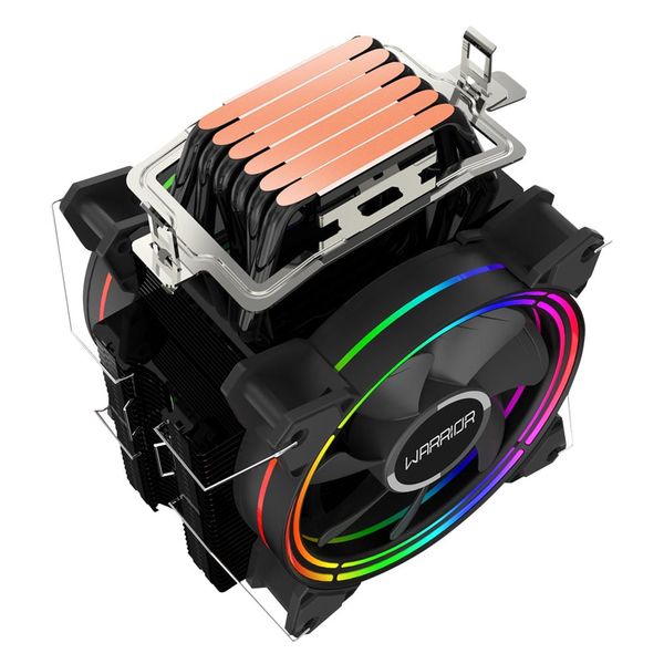 Cooler Duncan Dissipador Dual Fan de 120mm RGB Warrior - GA186 GA186 Cooler Duncan Dissipador Dual Fan de 120mm RGB Warrior - GA186 GA186