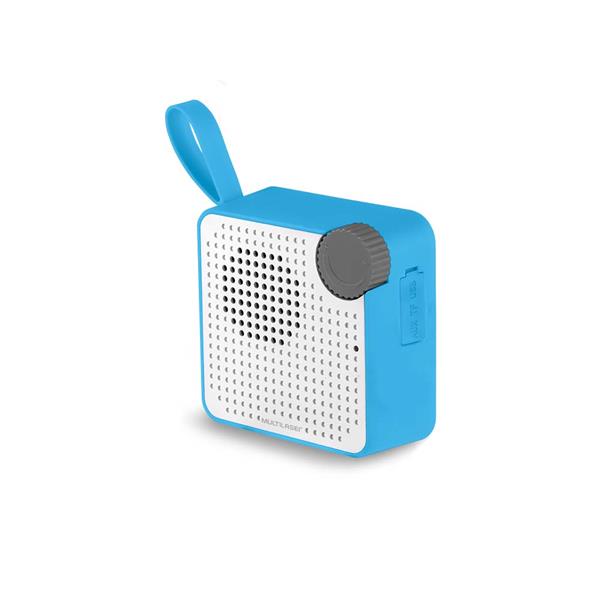 Caixa de Som Mini Bluetooth Speaker 5W Azul Multilaser - SP312 SP312