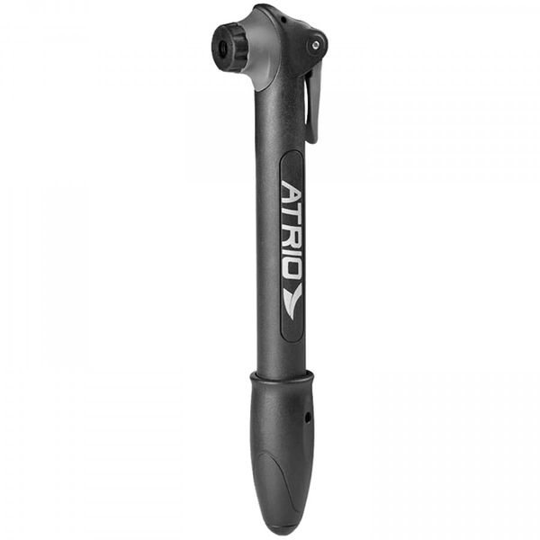 Mini Bomba Portátil de Mão para Bicicleta e Infláveis com 2 Adaptadores Preto Atrio - BI143 BI143