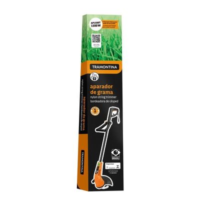 Aparador De Grama Elétrico Tramontina Ap1500t Com Diâmetro De Corte De 280 Mm 1500 W 127V