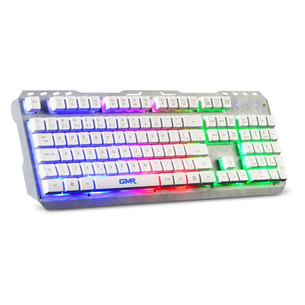 Teclado Base Metálica LED Rainbow GK300 - TC259 TC259 Teclado Base Metálica LED Rainbow GK300 - TC259 TC259