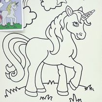 Kit Pintura Tela 25x30 cm - Unicórnio - Kits for Kids