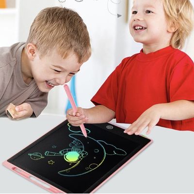 Lousa Mágica Digital LCD ROSA Infantil 12 Polegadas - LUATEK
