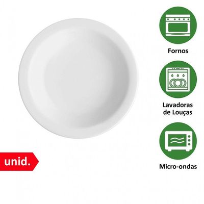 Prato Fundo Sopa Massa Porcelana 23,5 Cm Iguaçu - Germer