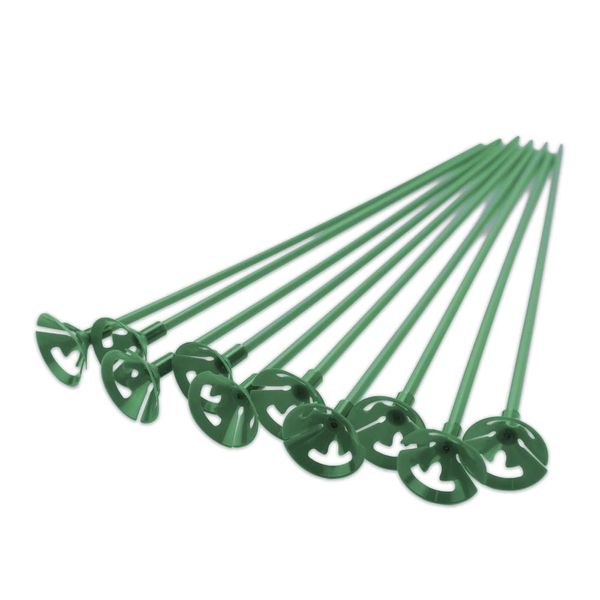 Suporte Para Balão Klf Festas 33cm com 10 Unidades Verde