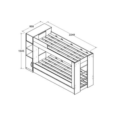Beliche Ditália Cama Auxiliar Com Kit Luz Cm-15 Diamond