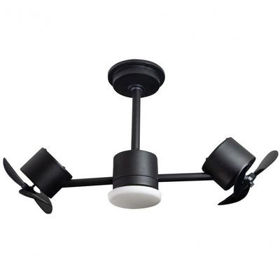 Ventilador De Teto Treviso Infinit Led Preto Controle Remoto