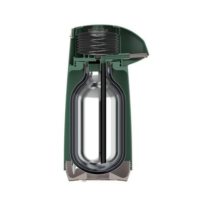 Garrafa Térmica Tramontina Exata Em Plástico Verde Com Ampola De Vidro 1 L