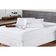 Protetor Colchao Casal Impermeavel Matelado Aquarela 01 Peça - Branco