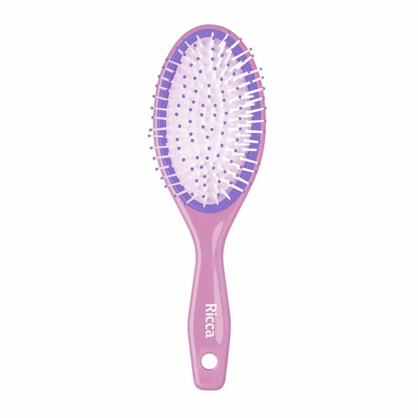 Escova Para Cabelo Ricca Basic Colors Oval Modelo 3
