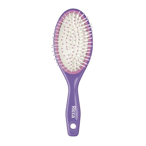 Escova Para Cabelo Ricca Basic Colors Oval Modelo 4