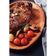 Bandeja Organica Churrasco Tramontina Média Em Madeira Com Acabamento Em óleo Mineral 37x29,8