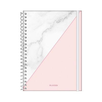 Agenda Planner Jandaia Espiral Capa Dura Le Estampada Feminina 160 Folhas Modelo 2