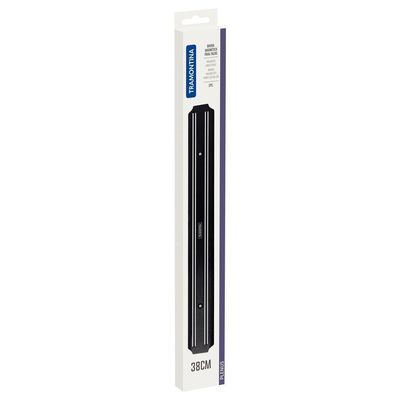 Barra Magnética Para Facas Tramontina Plenus Em Polipropileno E Aço Inox 38 Cm
