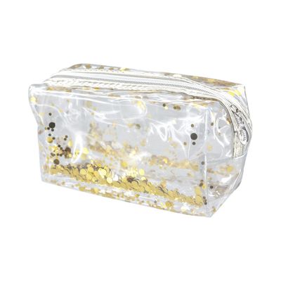 Nécessaire Le Glitter 20x8x10cm Ouro