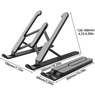Suporte Notebook Ajustável Ergonômico Dobrável PLÁSTICO