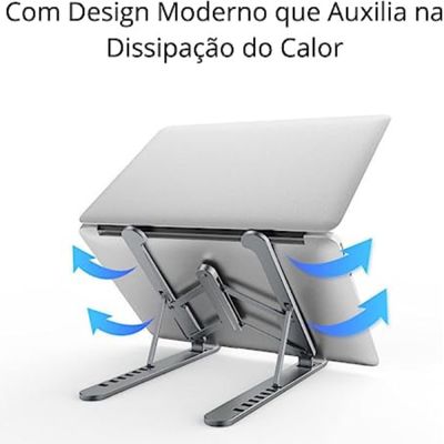 Suporte Notebook Ajustável Ergonômico Dobrável PLÁSTICO