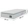 Cama Box Baú Solteiro Colchão Espuma D45 Lazio Pillow Top 88x188x65cm Branco Hellen