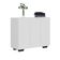 Armário Lavanderia Com 3 Portas 90 Cm Mp5034 Branco/Preto