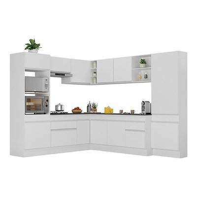 Armário De Cozinha Completa De Canto Branco