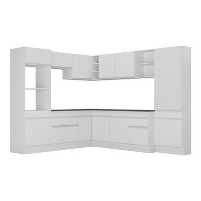Armário De Cozinha Completa De Canto Branco