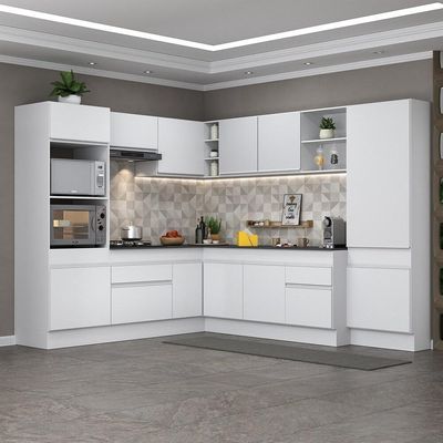 Armário De Cozinha Completa De Canto Branco