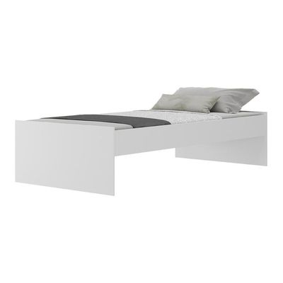 Cama De Solteiro Para Colchão 88x188cm Maçã Do Amor Multimóveis Bb4022 Branco Branco