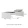 Cama De Solteiro Para Colchão 88x188cm Maçã Do Amor Multimóveis Bb4022 Branco Branco