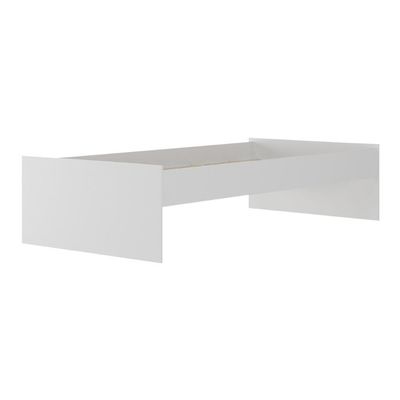 Cama De Solteiro Para Colchão 88x188cm Maçã Do Amor Multimóveis Bb4022 Branco Branco