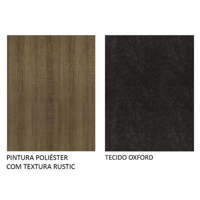 Mesa Tampo Madeira 6 Cadeiras Rustic-oxford Renata
