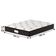 Cama Box Baú Colchão Casal Queen Probel Molas Granville 158x69cm Marrom/branco Marrom