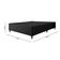 Cama Box Casal 1,38m Com 38cm De Altura Suede Prince Preto Preto