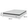 Cama Box Colchão Casal Molas Ensacadas City Pillow Top 138x188x61cm Branco-Preto Hellen Suporta até 110kg por Pessoa