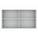 Armário Aéreo Multiuso 120cm 2 Portas Branco Agata Madesa